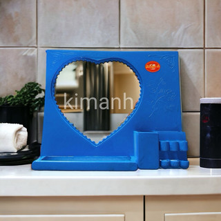 Gương nhà tắm mẫu tim