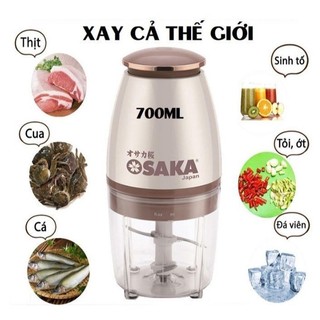 Máy xay sinh tố, máy xay đa năng nhà Osaka Nhật Bản 4 lưỡi công suất 350W dung tích 750ml, bảo hành 12 tháng
