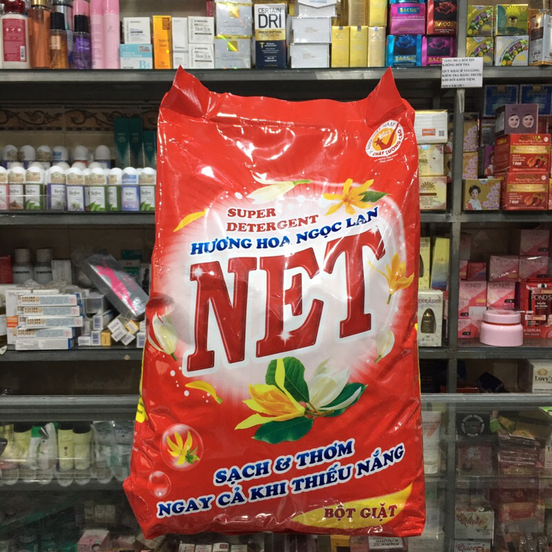 Bột giặt NET hương hoa sứ 5,5kg( cty đổi thành Hoa Ngọc Lan)