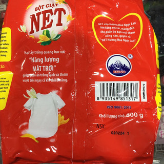 Bột giặt NET hương hoa sứ 600g