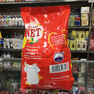 Bột giặt NET hương hoa sứ 5,5kg( cty đổi thành Hoa Ngọc Lan)