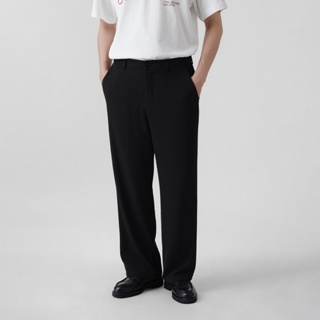 Quần tây nam Owlbrand Loose Trouser AAO/ Đen