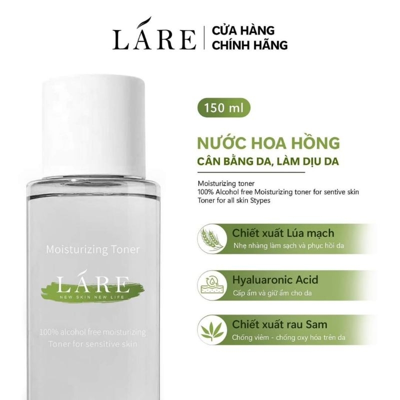 Toner Moisturizing Láre Full Size 150ml