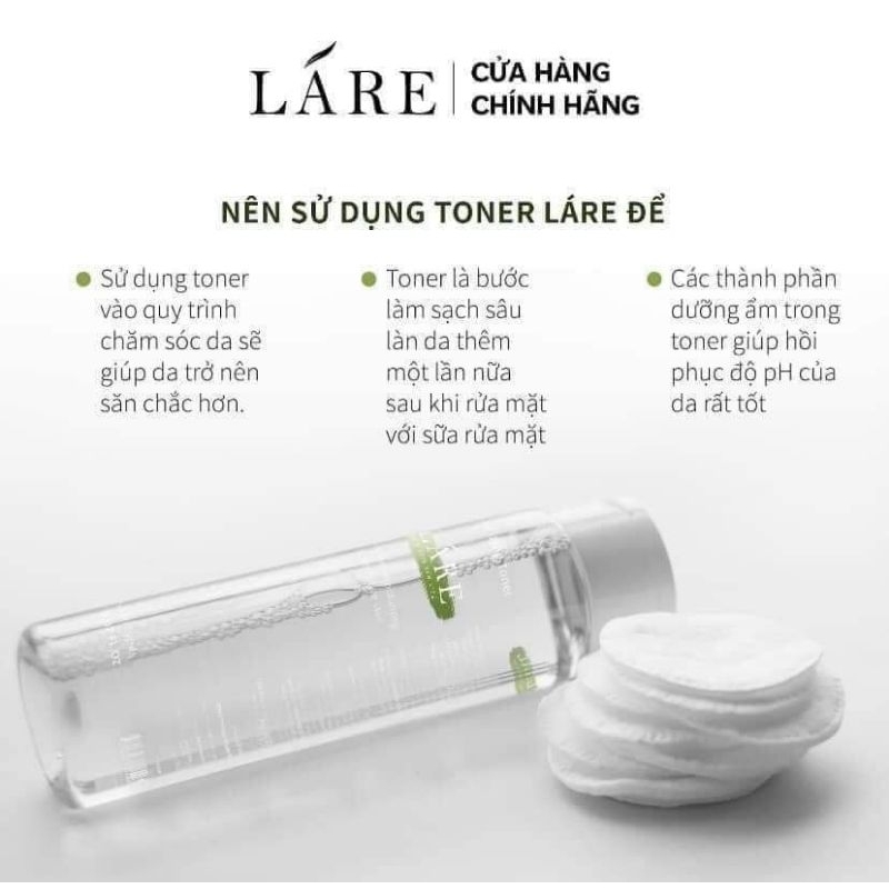 Toner Moisturizing Láre Full Size 150ml