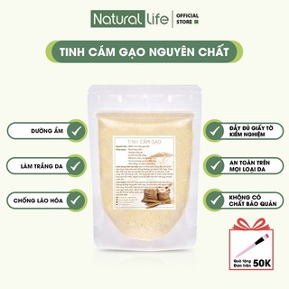 1Kg Bột Cám Gạo Nguyên Chất Dưỡng Da, Tẩy Tế Bào Chết - Natural Life