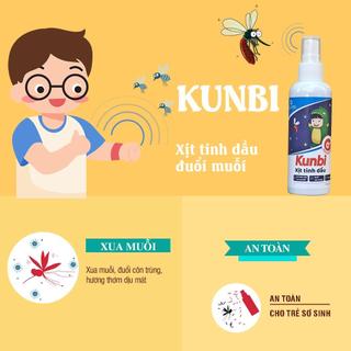 Xịt tinh dầu đuổi muỗi và côn trùng Kunbi