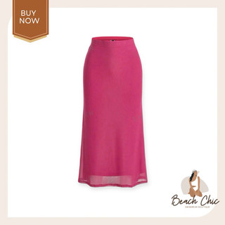 BEACHCHIC Basic fish tail midi skirt - Chân váy midi đuôi cá trơn cơ bản dễ phối đồ