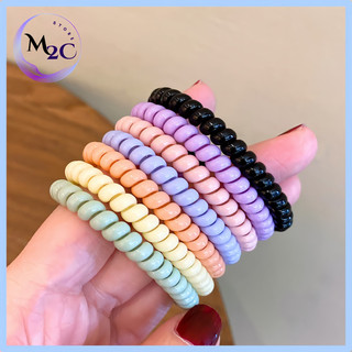 Dây buộc tóc lò xo bền dẻo co dãn tốt, dây cột tóc màu kẹo kiểu dáng dễ thương