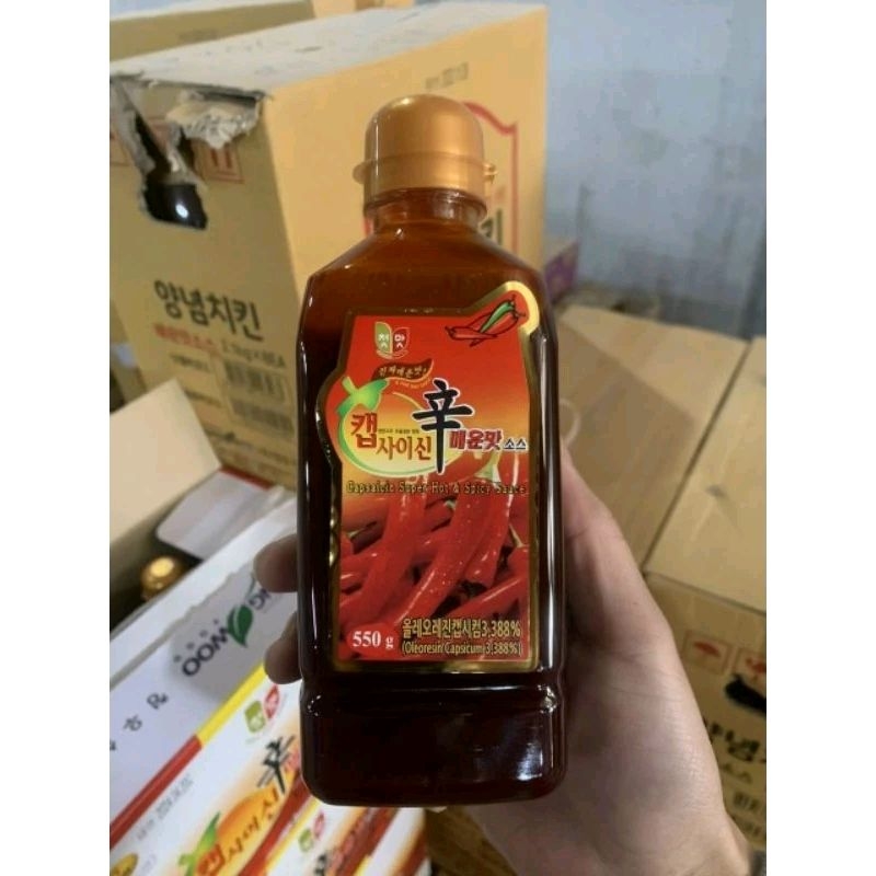 TINH DẦU ỚT HÀN QUỐC SIÊU CAY 550G