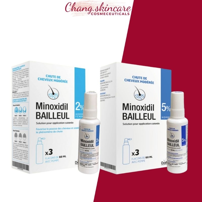 Xịt tóc Minoxidil Bailleul 2% 5%