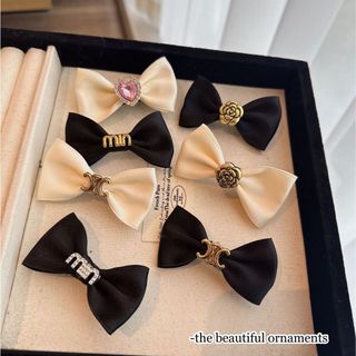 Kẹp tóc nơ hàn quốc 1k freeship cả set, kẹp tóc mái cute cặp tóc mini y2k ngôi sao nhiều màu