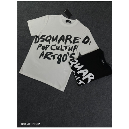 Áo phông nam oversize DSQ in chữ chìm-N101