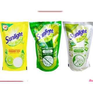 Nước Rửa Chén Sunlight Chanh/Trà Xanh Túi 750g