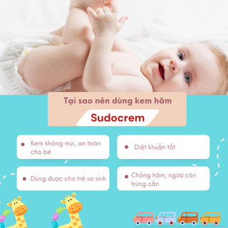 ( Hàng 2 tem - chính hãng ) Kem chống hăm tã em bé Sudocrem