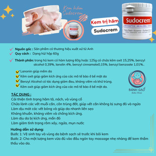 ( Hàng 2 tem - chính hãng ) Kem chống hăm tã em bé Sudocrem
