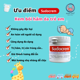 ( Hàng 2 tem - chính hãng ) Kem chống hăm tã em bé Sudocrem