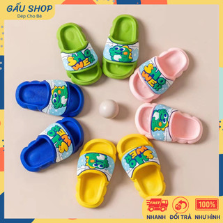 Dép lê siêu êm sticker hoạt hình dễ thương cho bé trai bé gái 1- 6 tuổi L2368 | Gấu Shop