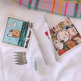  Dao Cắt Washi Tape Tỉa Sticker Dụng Cụ Dán Bullet Journal Tiện Lợi Kèm 6 Lưỡi Dao 