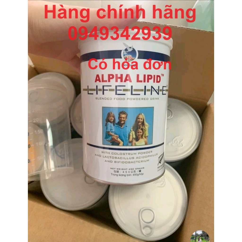 [Có hóa đơn] Combo 3 hộp sữa non Alpha Lipid New Zealand lon 450g