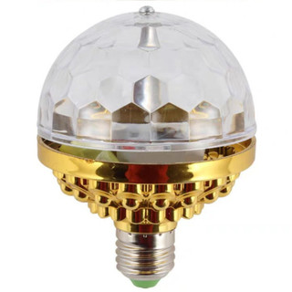 Đèn Led Cầu Xoay Pha Lê 7 Màu Bóng đèn led tự xoay 7 màu vũ trường, phòng sân khấu - Chui E27