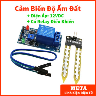 Mô đun cảm biến độ ẩm đất 12v có relay điều khiển tự động