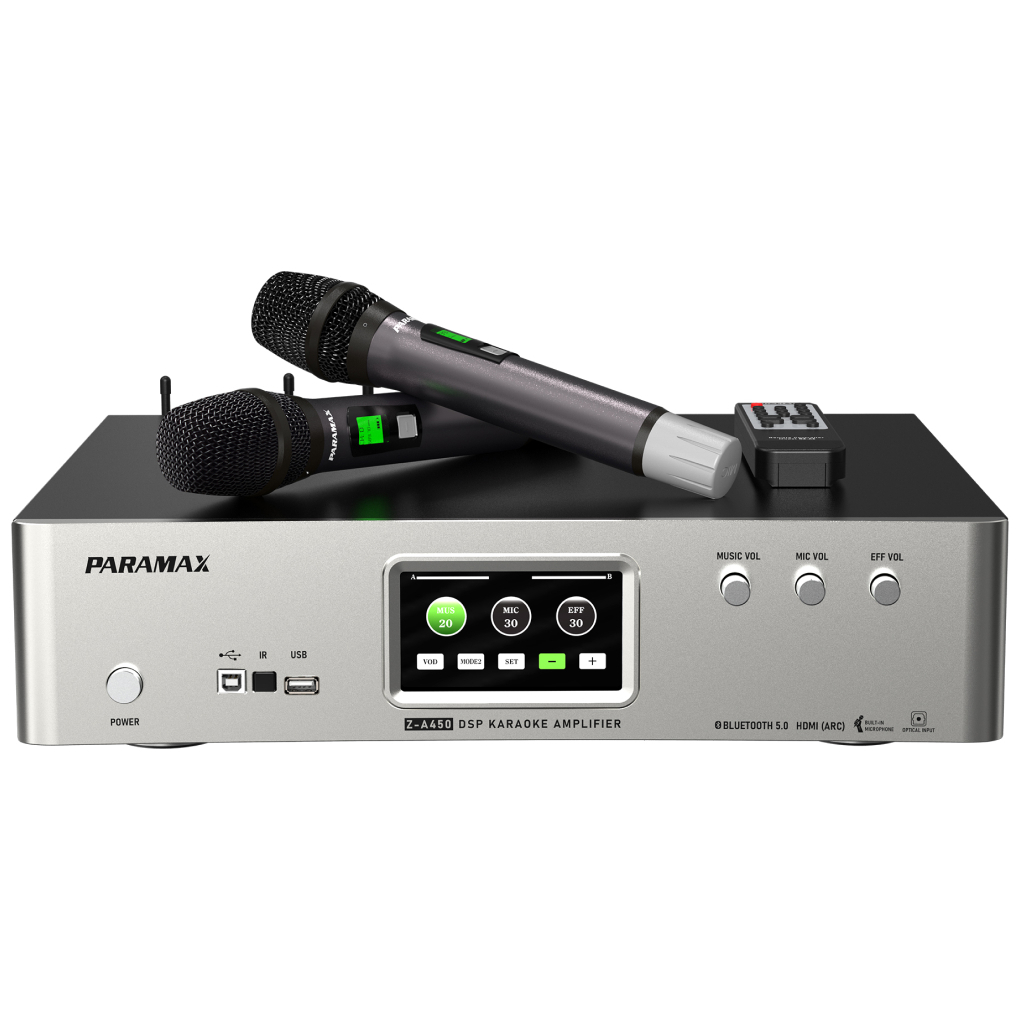 Amply karaoke tích hợp Vang số và Micro không dây Z-A450 500W