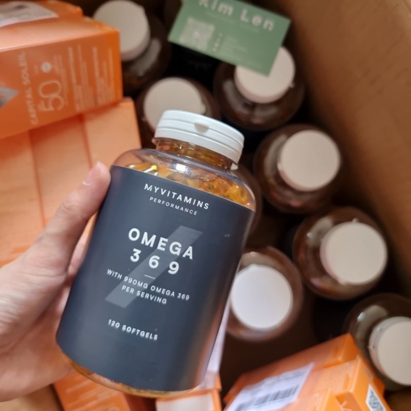 Dầu cá Omega 369 Myvitamins châu Âu 120v