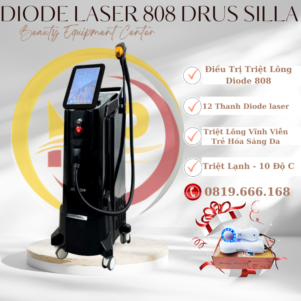 Máy Triệt Lông Diose Laser 808 Soprano Titanium | 12 Thanh Diode Laser [ MP Medical SPA ]