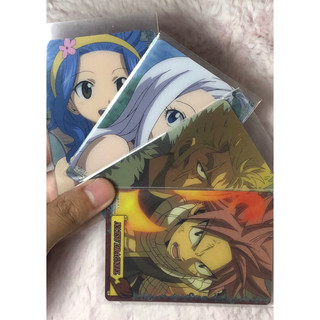 Card metal fairy tail mira laxus levy