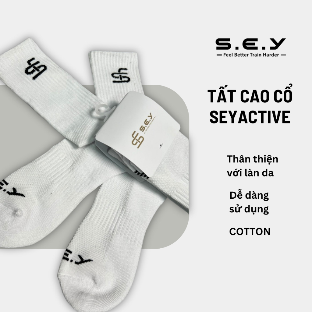 Tất nữ cao cổ chất liệu 100% cotton sey khô thoáng, mềm mịn | BigBuy360 - bigbuy360.vn