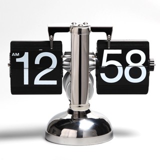Đồng hồ để bàn lật số trang trí phong cách cổ điển DECOSA Auto Flip Retro Clock