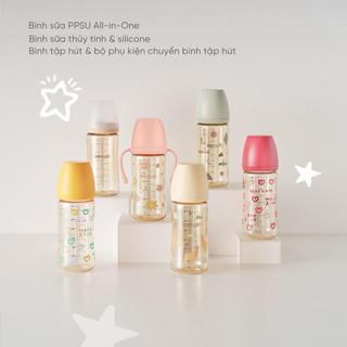 Bình sữa moyuum 270ml/ 170ml ppsu chuẩn nội địa hàn baby born shop