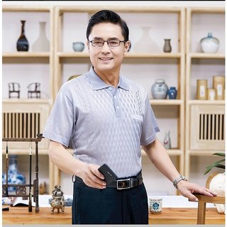  Áo Thun Nam Trung Niên Mông Tơ Ghi Paris Loại Đẹp Có Túi Ảnh Thật 