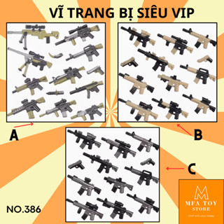  Đồ chơi lắp ráp swat army mô hình đồ chơi - Vĩ trang bị đặc biệt No.386 
