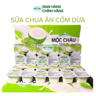 Thùng 48 hộp sữa chua cốm dừa Mộc Châu Milk 90g (48x90g)