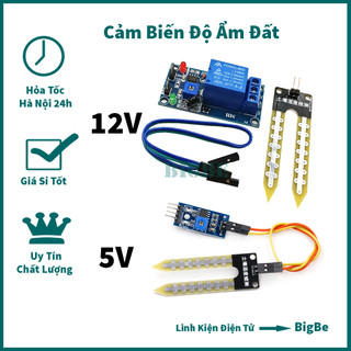 Mạch điều khiển relay bằng cảm biến độ ẩm đất 12V