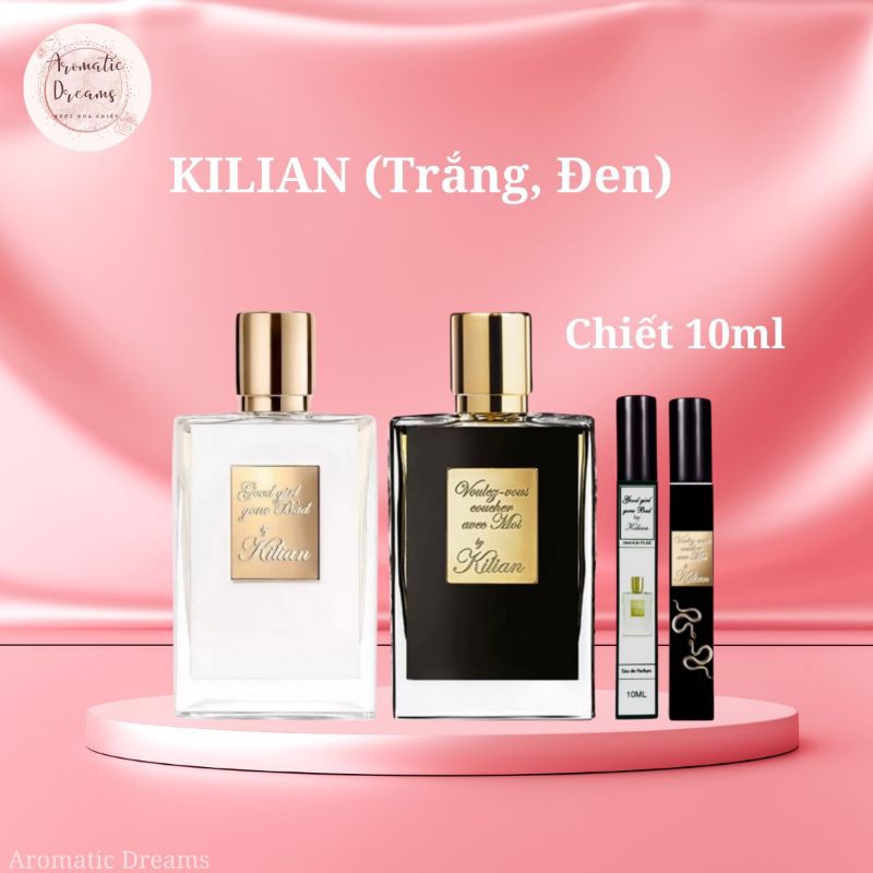 Nước Hoa Nữ Kilian Good Girl Gone Bad rắn trắng, Rắn đen- Mùi hương của Quyền Lực và Sang Trọng