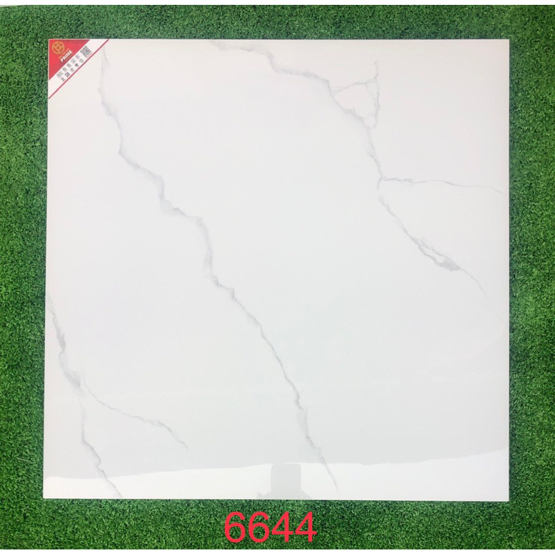 Gạch lát nền 60x60 Prime cao cấp màu trắng vân
