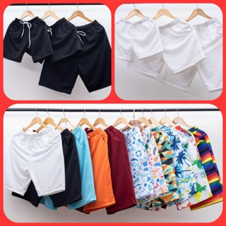 [SP18] Quần short đi biển nam nữ, quần short trắng, quần hoa đi biển