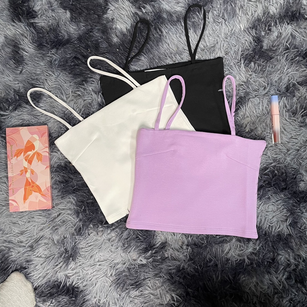 áo 2 dây nữ , chất cotton co giãn mát mẻ hót | BigBuy360 - bigbuy360.vn