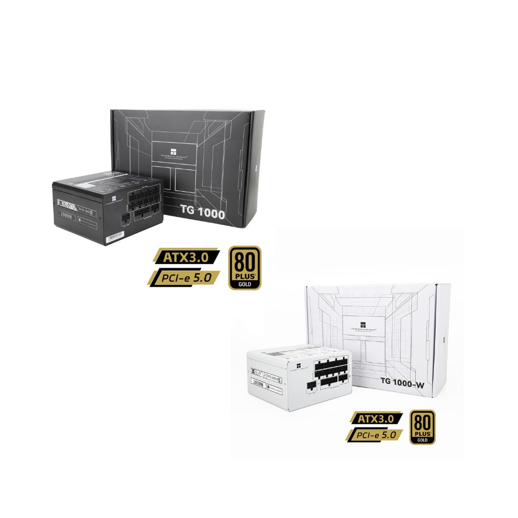 NGUỒN MÁY TÍNH THERMALRIGHT TG 1000 (Full Modular/80 PLUS GOLD)