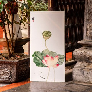 Tranh Hoa Sen, Tranh Treo Phòng Thờ, Tranh Canvas Decor Phòng Khách, Phòng Thờ, Phòng Thiền - Printek