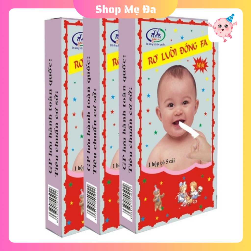 Rơ lưỡi Đông Fa cho bé 1 hộp 5 cái