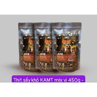 Thịt sấy khô hãng kamt cho mèo đóng gói 450g