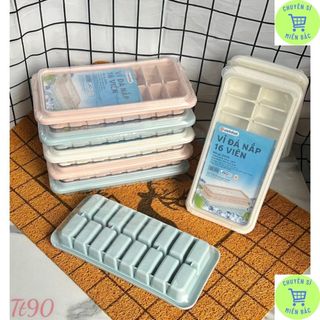 Khay làm đá 16 viên có nắp đậy có nhiều mẫu lựa chọn