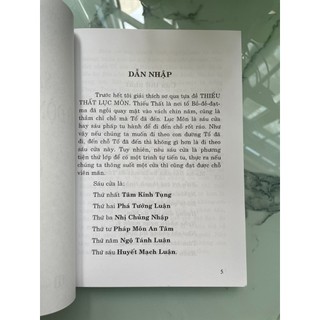 Sách - Sáu Cửa Vào Động Thiếu Thất ( HT. Thích Thanh Từ )