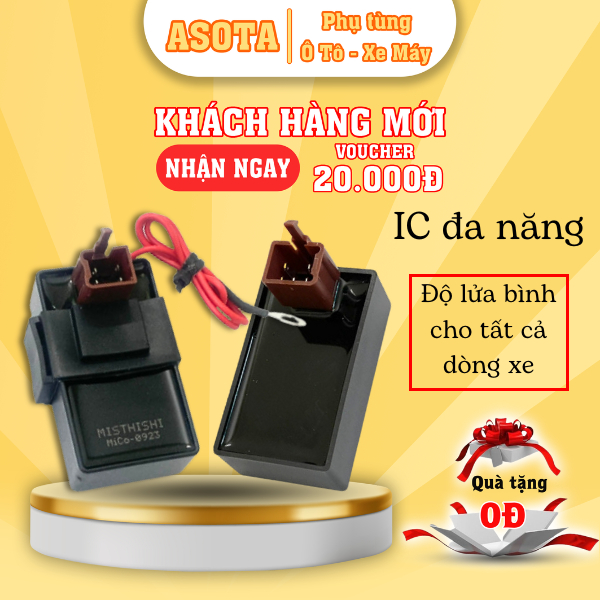 IC đa năng ASOTA lửa bình cho tất cả dòng xe (IC độ lửa bình) |IC DREAM WAVE