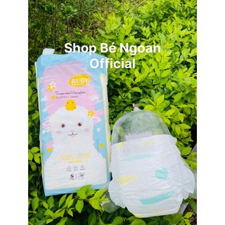 [COMBO 50-100 MIẾNG]Bỉm Dán RUBY xuất Nhật size S/M Tã/Bỉm dán siêu mỏng,siêu thấm,thoáng khí Shop Bé Ngoan