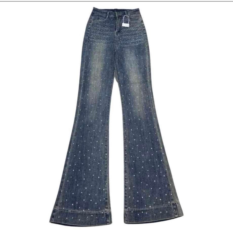 QUẦN LOE ĐÍNH ĐÁ Dài 105—110cm