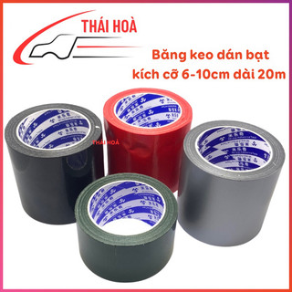 Băng keo dán bạt xe tải, băng keo vải dán bạt rách 6cm 10cm dài 20m